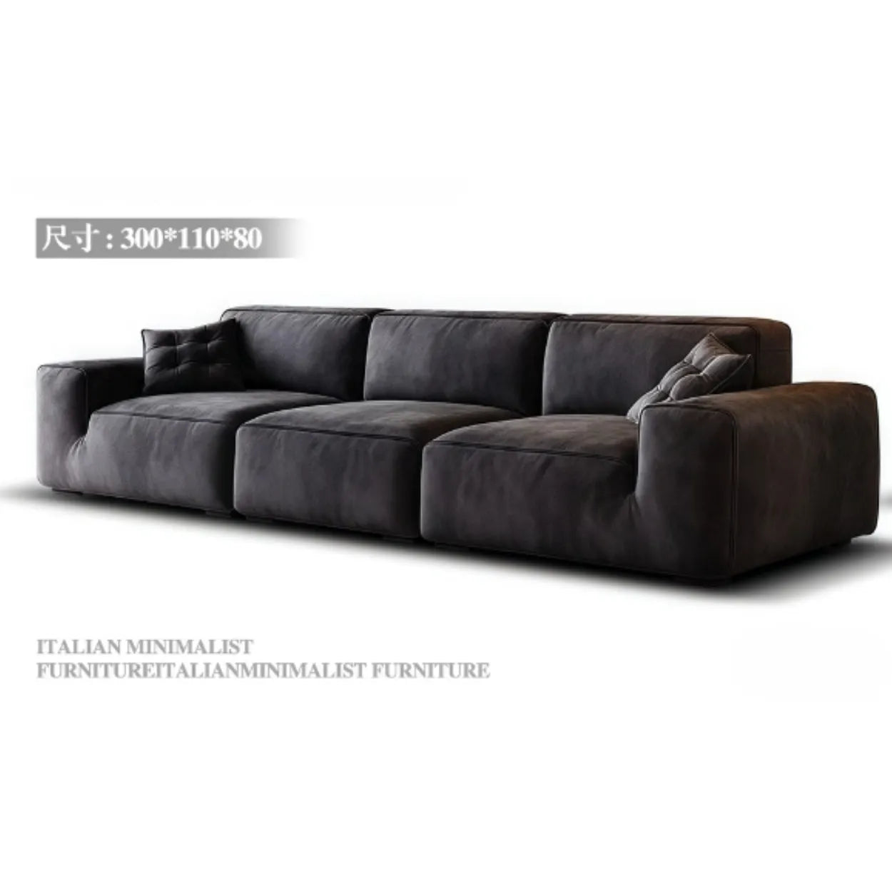 Value+ Big Black Bull Sofa
